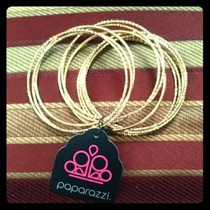 Paparazzi Bangle Babe Gold Bracelets